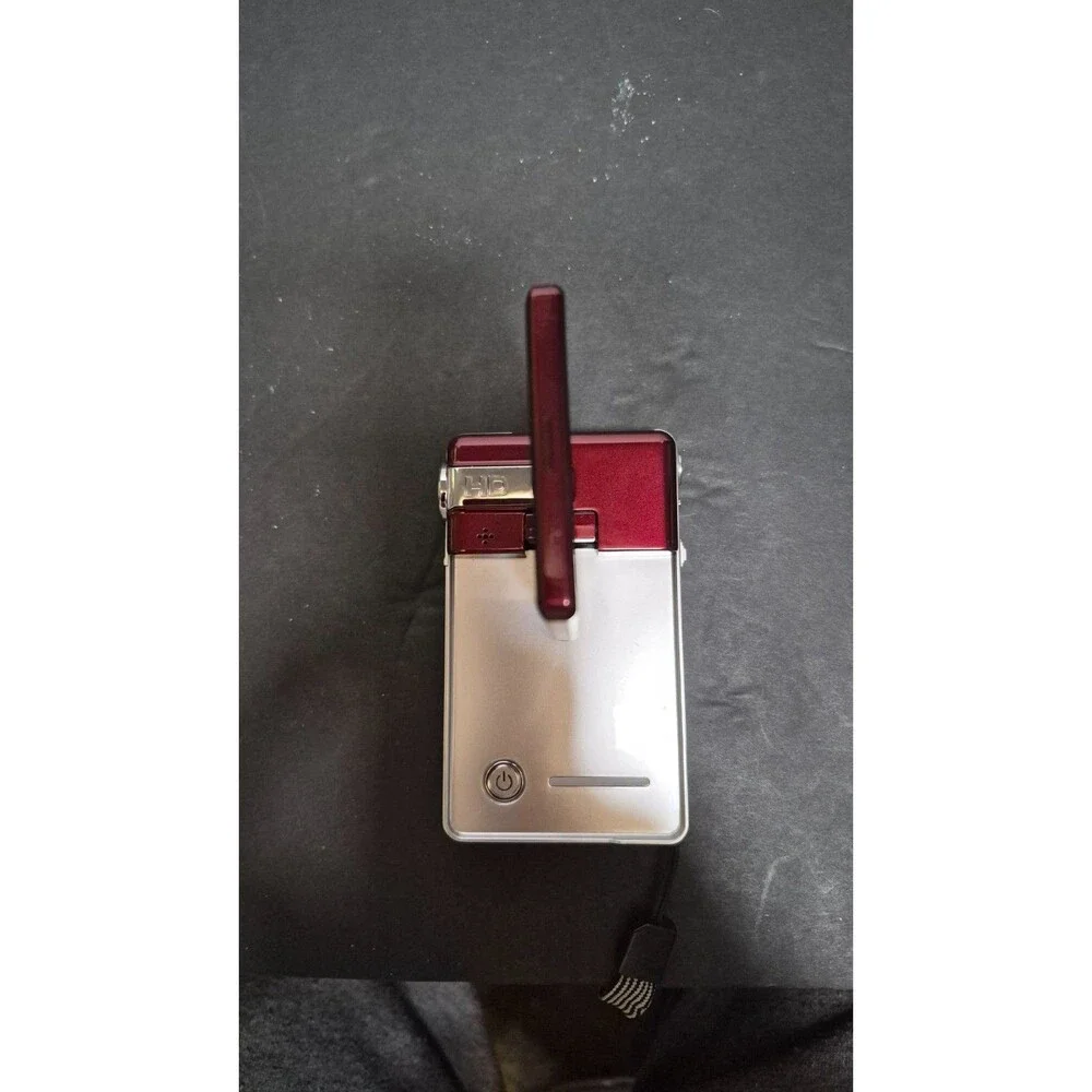 HP V5040u 1080p HD Digital Camcorder 5MP Burgundy – Gently Used Condition